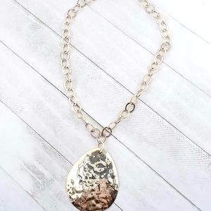 Silpada sterling silver hammered pendant necklace